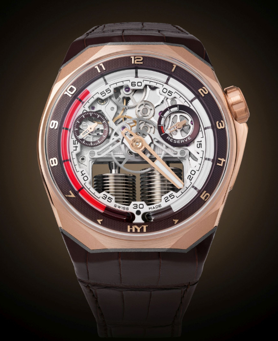 Review Replica HYT S1 5N Gold Titanium Cigare H03510-A watch